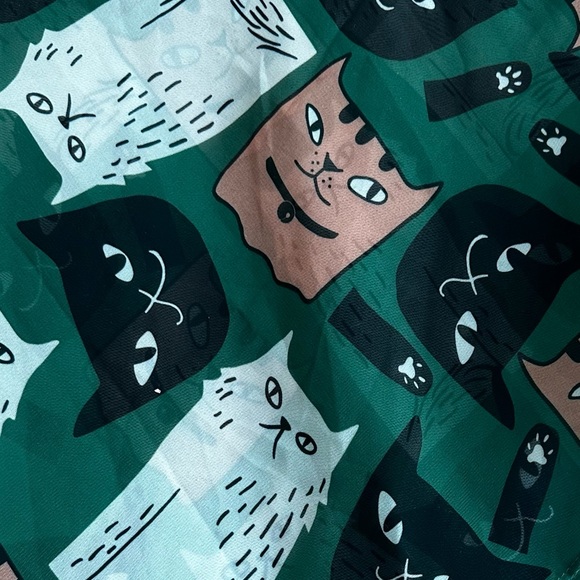 Cat Square Scarf - Picture 1 of 5